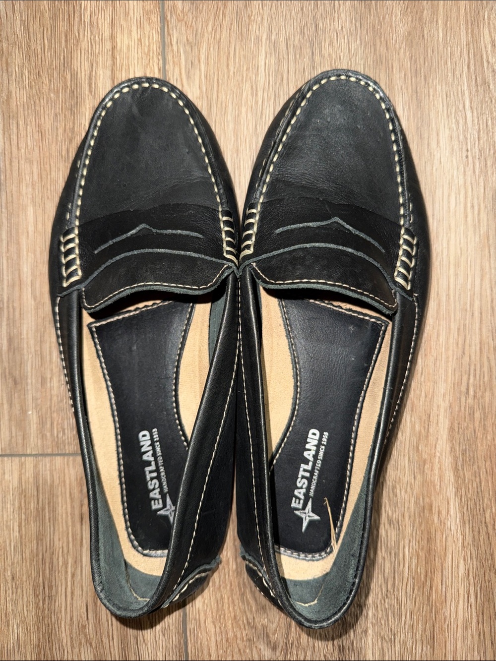 Eastland Women's Patricia Penny Loafer Driving Moc. Size 10M Black Leather. New!